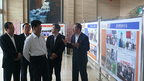 5月3日，国家工商总局个体私营经济监督管理司司长马夫一行视察上陵集团。